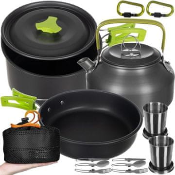 slomart Putni kuhinjski set TRIZAND 18 komada