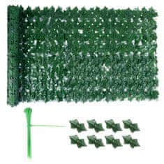 HOME & MARKER® Vrtna ograda s umjetnim zelenilom, panel za privatnost (3x0,5 m) | LEAFPANEL