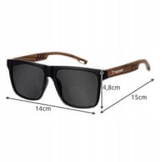 Malatec Unisex polarizirani UV 400 filter drvo