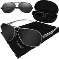 Malatec Unisex modne polarizirane sunčane naočale uv 400 filter inox