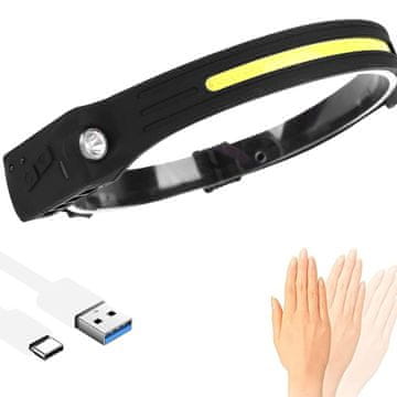 HOME & MARKER® LED čeona lampa, naglavna svjetiljka za šetnju i kampiranje | FLASHFLEX