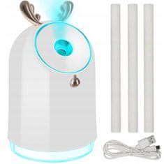 Malatec Baterija LED RGB svjetiljka i ovlaživač difuzor 250ml USB