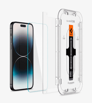  Spigen EZ Fit zaštitno staklo, za iPhone 14 Pro Max, 2/1