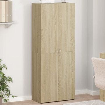Vidaxl Ormar za spise Sonoma hrast 60x32x153 cm