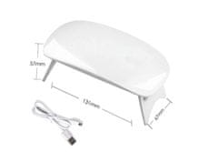 Aorlis LED UV lampa za manikuru - nokte/ Mini/ USB 6W