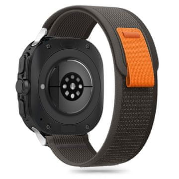 Tech-protect Nylon remen za Samsung Galaxy Watch Ultra 47mm, black/orange
