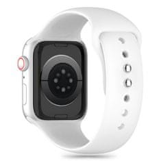 Tech-protect Silicone remen za Apple Watch 42/44/45/49mm, white