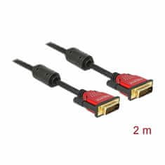 Delock DVI digitalno-digitalni kabel 2m premium s feritnom prigušnicom 84345