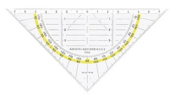 Aristo Geo trokut 160mm, crta (1552)
