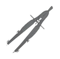 Aristo Šestar 165mm, sivo mat