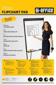 Bi-Office Blok za bijelu ploču 70g, 20 listova 65 x 98 cm, 5 KOS