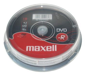 Maxell DVD-R 4,7GB 16X 10 na vretenu*