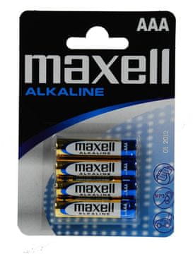 Maxell Baterija AAA (LR03), 4 kom, alkalna