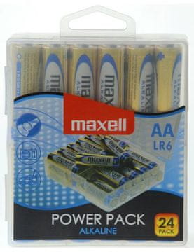 Maxell Alkalne baterije AA (LR6), 24 kom PVC pakiranje