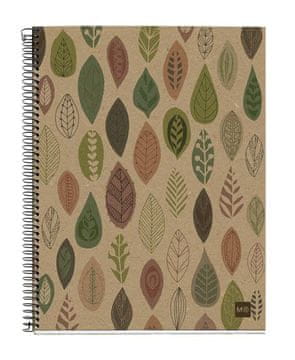 Miquelrius Sveska A5, bez linija, 120 listova, 80g, RECYCLED ECO, reciklirani karton