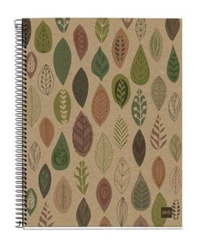 Miquelrius Sveska A4, s linijama, 120-listna, 80g, RECYCLED ECO, reciklirani karton, listov