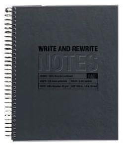 Miquelrius Sveska A5, s linijama, 120-listna, crna JUST BLACK