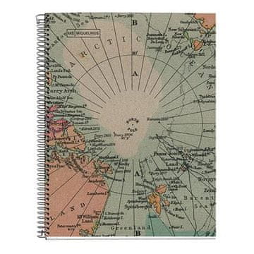 Miquelrius Sveska A4, s linijama, 80-listna, 80g ECOMAP, recikl. karton
