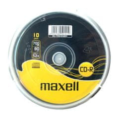 Maxell CD-R 700MB XL 52X 10 na vretenu