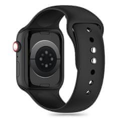 Tech-protect Silicone remen za Apple Watch 42/44/45/49mm, black