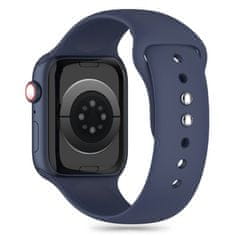 Tech-protect Silicone remen za Apple Watch 42/44/45/49mm, midnight blue