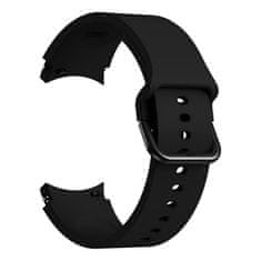 Tech-protect Silicone remen za Samsung Galaxy Watch 4 / 5 / 5 Pro / 6 / 7 / FE, black