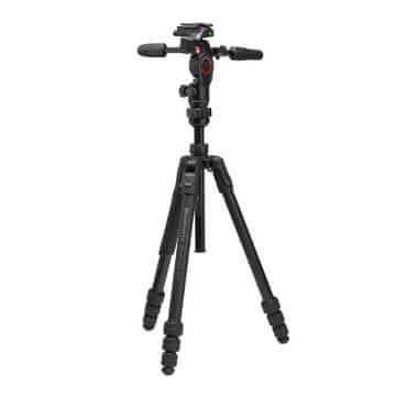 Manfrotto NOVI Befree GT PRO aluminijski putni stativ za foto/video, glava s 3 smjera - TWIST LOCK - (MKBFRTA4GTFB-3W)