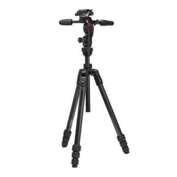 Manfrotto NOVI Befree GT PRO karbonski putni stativ za foto/video, glava s 3 smjera - TWIST LOCK - (MKBFRTC4GTFB-3W)