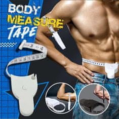 Netscroll Sklopivi dvostrani krojački metar, 150 cm, izvlačni mjerni trak za tijelo i tkaninu, precizan, kompaktan, za šivanje, fitness i praćenje mršavljenja, MeterTape
