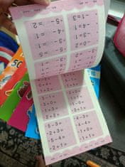 Netscroll Radna bilježnica matematika za zbrajanje i oduzimanje do 100, 80 stranica zadataka, A4 format, edukativna vježbenica za ponavljanje i učenje, WorkBookMath, osnovni