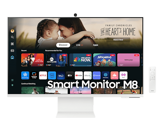 Samsung M8 M80D monitor, 81,28cm (32), VA, 16:9, 3840x2160, HDMI, USB-C, Wi-Fi (LS32DM801UUXDU)