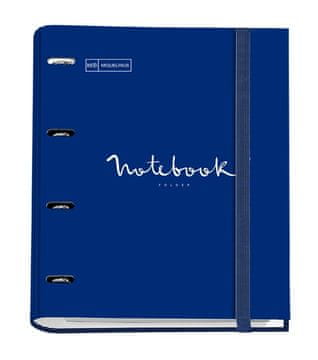 Miquelrius Kartonska mapa na ringe s blokom tamnopl A4