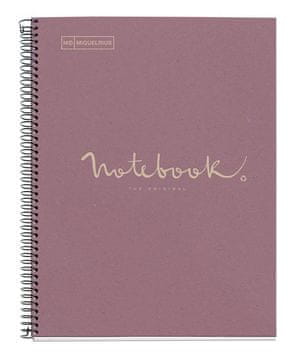 Miquelrius Sveska A4, s linijama, 80 listova, 80g RECYCLED, karton, eko-siva