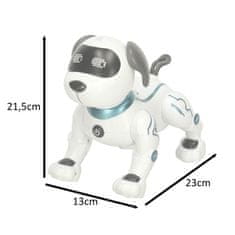 LIVEFY Interactive Dog pas robot na daljinsko upravljanje, bijeli