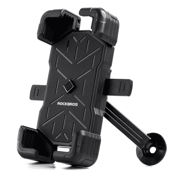 ROCKBROS Handlebar držač za mobitel za motocikl, crno