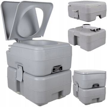 Malatec Prijenosni modularni kemijski WC za kampiranje 20+12l WC na ispiranje
