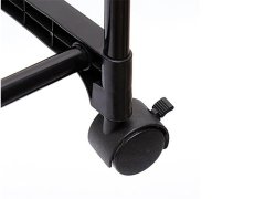 Verkgroup Vješalica kotača s policama cipela 158 cm crna