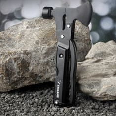 Malatec 17v1 Multi -Munpon Nehrđajući čelik džepni nož u torbici i sjekiri