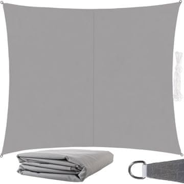Malatec Vodootporno UV vrtno sjenilo jedro 3x2m pravokutno sivo