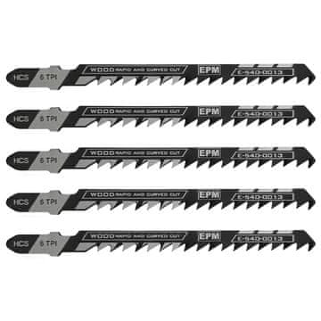 List ubodne pile 74 mm 6TPI drvo T244D 5 komada - E-540-0013