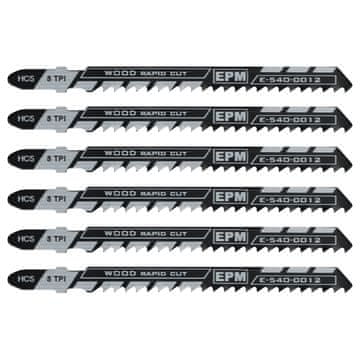 List ubodne pile 74 mm 8TPI drvo T111C 5 dijelova - E-540-0012