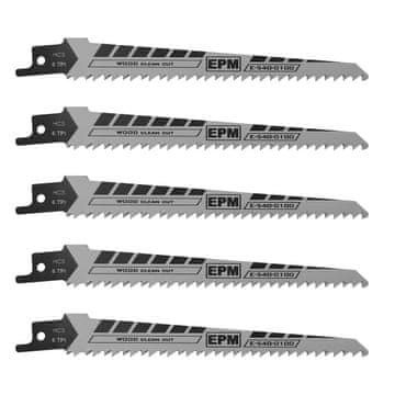List za recipročnu pilu 150 mm 6TPI drvo S644D 5 kom - E-540-0100