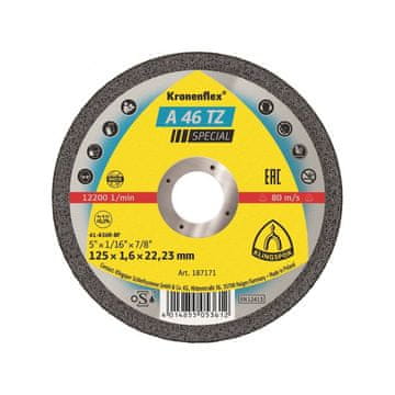 Plosnati disk A46TZ T1A 230*1.9*22 224084 - T1A 230 a TZ