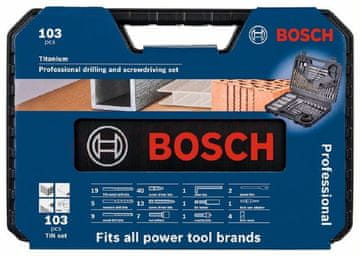 Bosch SET SVRDILA I NASTAVAKA OD TITANA I LIMA, 103 KOMADA - B 2608594070