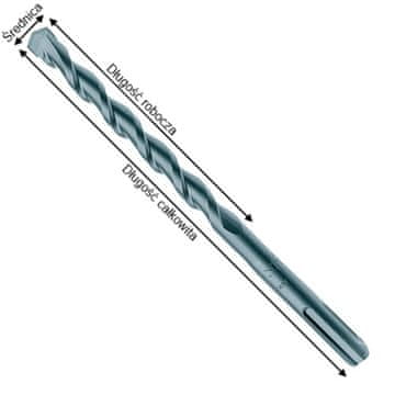 SDS-PLUS BUŠILICA 6*210MM - M D-00072