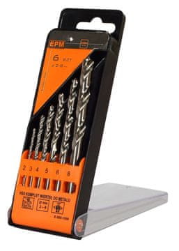 Set hss svrdala za metal 2-8 mm 6 komada - E-500-1206