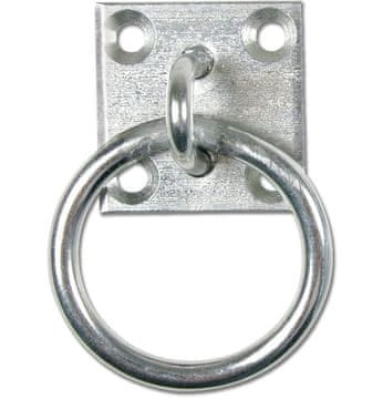 Ručka s prstenom 50*50MM uho 8MM - ručka UCH8
