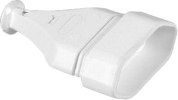 Plast Rol Plosnata utičnica 2,5A 250V, izmjenjiva, bijela - VT-301-0070