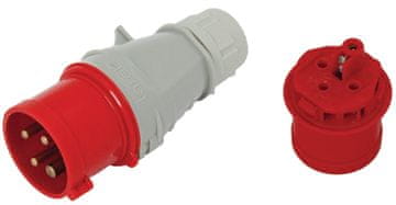 Prijenosni izolacijski utikač 16A 400V 3P+N+Z IP44 - EX-TWT-105