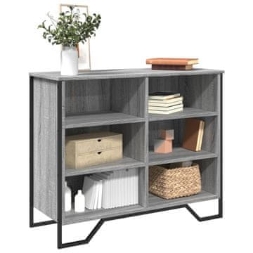 Vidaxl Ormarić, sivi hrast sonoma, 91 x 35,5 x 74,5 cm